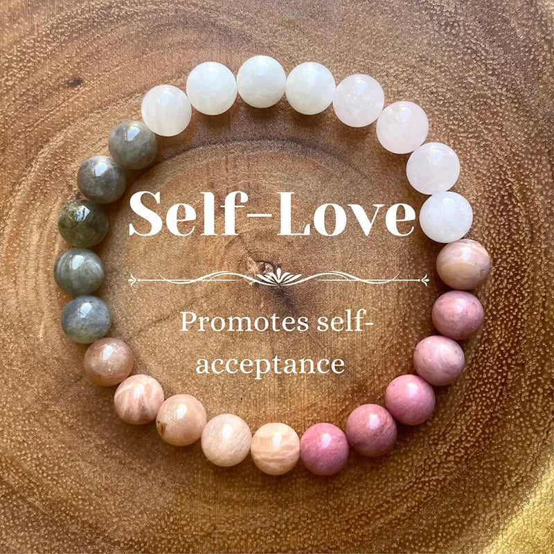 Natural stone bracelet, protection, fertility, self-love, open road,