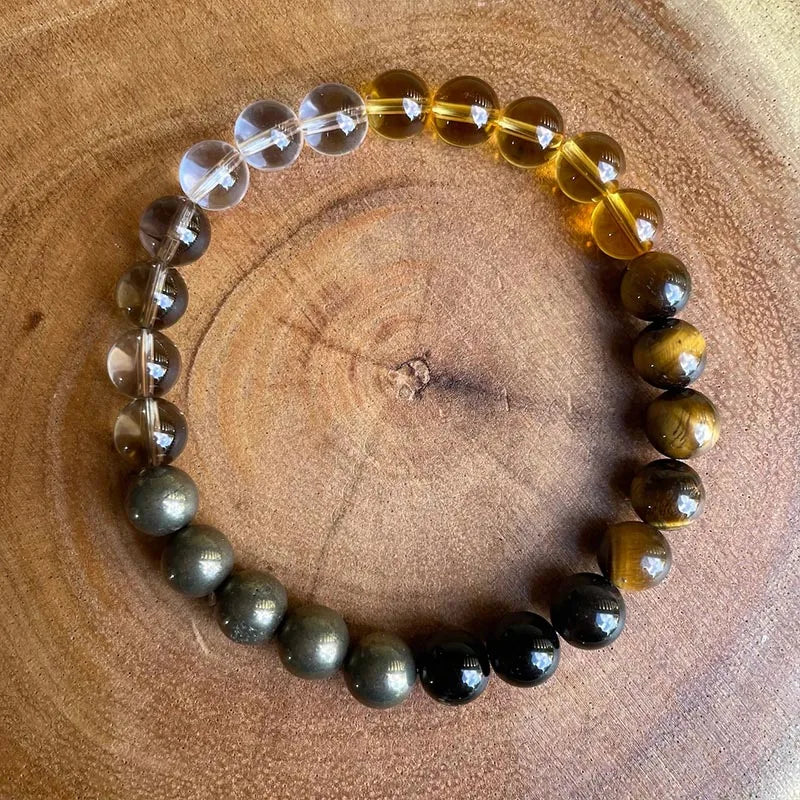 Natural stone bracelet, protection, fertility, self-love, open road,