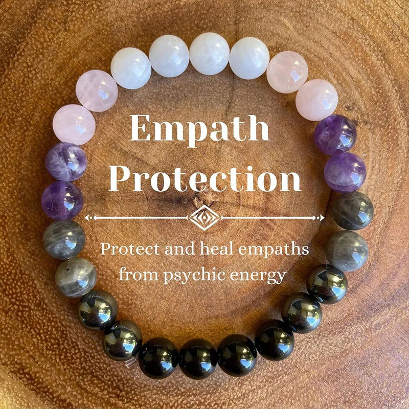 Natural stone bracelet, protection, fertility, self-love, open road,