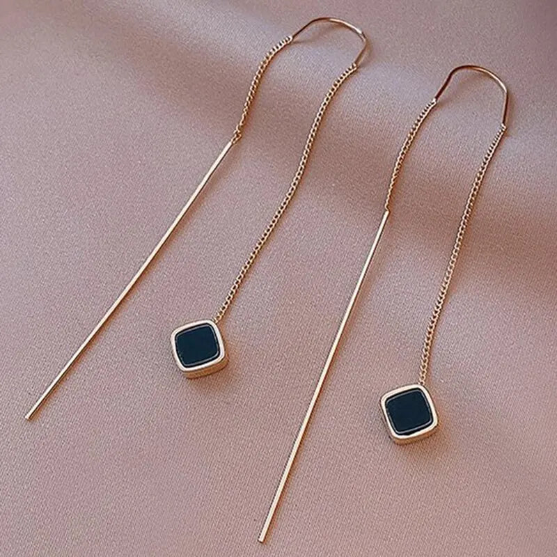 Simple Geometric Square Drop Earring
