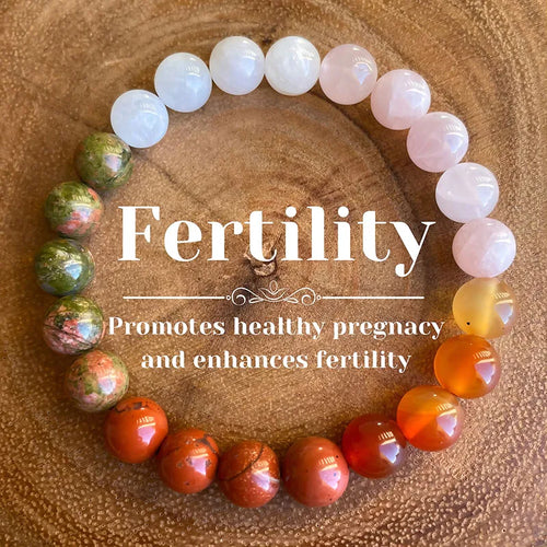 Natural stone bracelet, protection, fertility, self-love, open road,